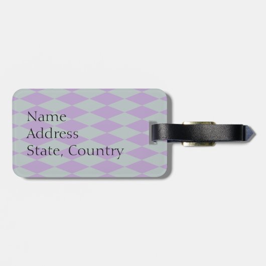 Étiquette À Bagage Teckel de mardi gras (Dos horizontal)