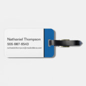 Étiquette À Bagage Ted Lasso | Coach Beard Bobblehead (Dos horizontal)