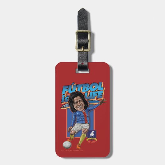 Étiquette À Bagage Ted Lasso | Dani Rojas Bobblehad (Devant Vertical)