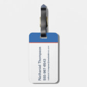 Étiquette À Bagage Ted Lasso | Ne vous contentez pas de ça (Dos Vertical)