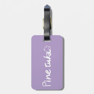 Étiquette À Bagage Teddy Bears in Lavender Field – Soft Pastel Painti