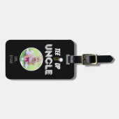 Étiquette À Bagage Tee It Up Oncle Fête des pères photo personnalisée (Devant horizontal)