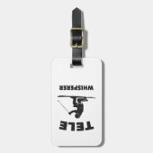 Étiquette À Bagage Tele Whisperer (Devant Vertical)