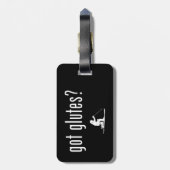 Étiquette À Bagage Télémark Glutes Ski (Dos Vertical)