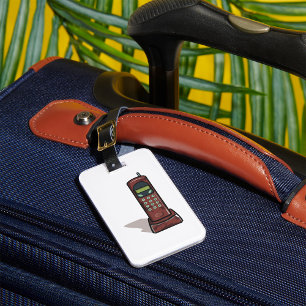 Étiquette À Bagage Téléphone sans fil rétro années 90