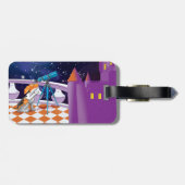 Étiquette À Bagage télescope pour chiens (Dos horizontal)