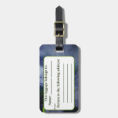 Étiquette À Bagage Tempête Acrylique pour inspiré (Devant Vertical)