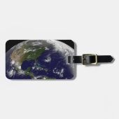 Étiquette À Bagage Tempêtes Tropicales Sur La Planète Terre. (Devant horizontal)