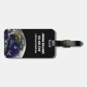 Étiquette À Bagage Tempêtes Tropicales Sur La Planète Terre. (Dos horizontal)