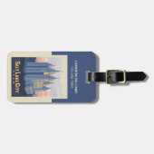 Étiquette À Bagage Temple de Salt Lake | Salt Lake City, Utah (Devant horizontal)