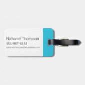 Étiquette À Bagage Temps d'aventure | Attaque au citron "INACCEPTABLE (Dos horizontal)