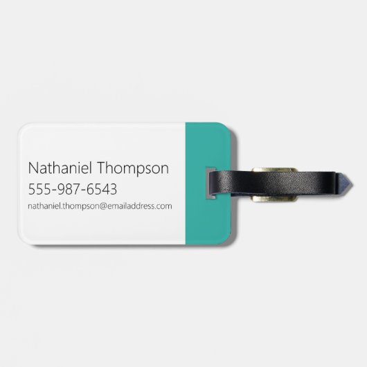 Étiquette À Bagage Temps d'aventure | Motif BMO (Dos horizontal)