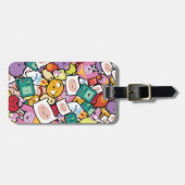 Étiquette À Bagage Temps d'aventure | Motif de jeu de caractères (Devant horizontal)