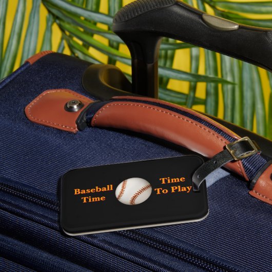 Étiquette À Bagage Temps de baseball, il est temps de jouer (Insitu Rectoal 3)