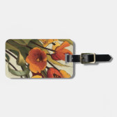 Étiquette À Bagage Temps de tulipe (Devant horizontal)