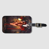 Étiquette À Bagage Temptress infernal" (Devant Horizontal)