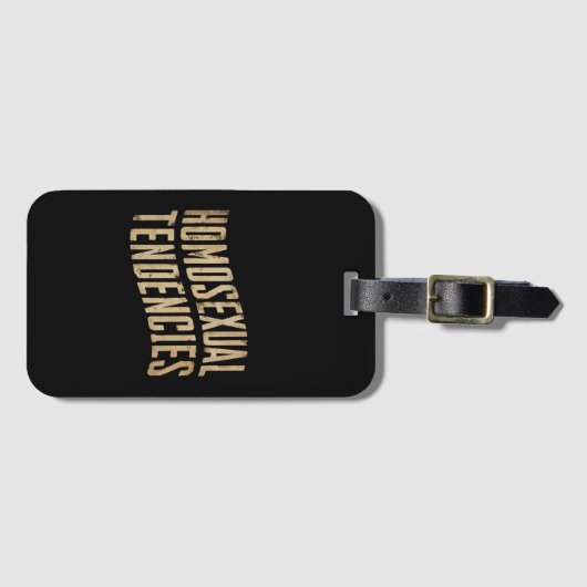 Étiquette À Bagage Tendances homosexuelles Fierté lesbienne gay LGBTQ (Devant Horizontal)