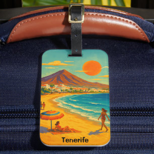 Étiquette À Bagage Tenerife Île des Canaries Playa de las Americas