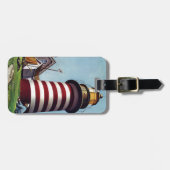 Étiquette À Bagage Teneur de phare par Stevan Dohanos (Devant horizontal)