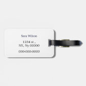 Étiquette À Bagage Tennis Ball Sports (Dos horizontal)