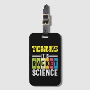 Étiquette À Bagage Tennis C'est la science de la raquette sur l'arriè