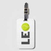 Étiquette À Bagage Tennis de Leo (Devant Vertical)