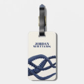 Étiquette À Bagage Tentacles géants de pieuvre (Dos Vertical)