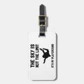 Étiquette À Bagage Terrain de jeu de Skydive (Devant Vertical)