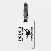 Étiquette À Bagage Terrain de jeu de Skydive (Dos Vertical)