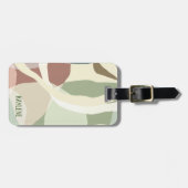 Étiquette À Bagage Terre Abstraite (Devant horizontal)