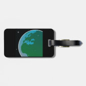 Étiquette À Bagage Terre de l'espace (Dos horizontal)