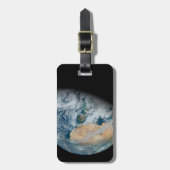 Étiquette À Bagage Terre Montrant L'Afrique Du Nord Et L'Europe Du Su (Devant Vertical)