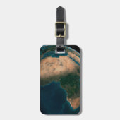 Étiquette À Bagage Terre Pleine De L'Espace Au-Dessus Du Continent Af (Devant Vertical)