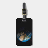 Étiquette À Bagage Terre Pleine Montrant Des Nuages Simulés Sur L'Afr (Devant Vertical)