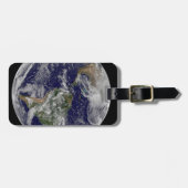 Étiquette À Bagage Terre Pleine Montrant Une Puissante Tempête D'Hive (Devant horizontal)