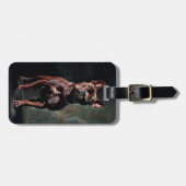 Étiquette À Bagage Terrier américain (Devant horizontal)