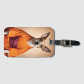 Étiquette À Bagage Terrier brésilien bouddhiste (Devant Horizontal)