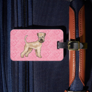 Étiquette À Bagage Tervueren à poil doux Motif Cœur Amour de Chien