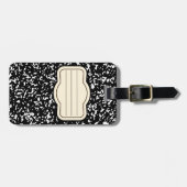 Étiquette À Bagage Tesimart | Numéro de bagage du Carnet de compositi (Devant horizontal)