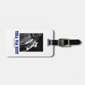 Étiquette À Bagage Tesla était exact (Nikola Tesla) (Devant horizontal)