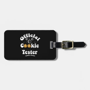 Étiquette À Bagage Testeur de cookies officiel Noël des amoureux des