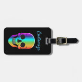 Étiquette À Bagage Tête d'Alien mignonne Thunder_Cove (Devant horizontal)