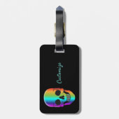 Étiquette À Bagage Tête d'Alien mignonne Thunder_Cove (Dos Vertical)