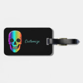 Étiquette À Bagage Tête d'Alien mignonne Thunder_Cove (Dos horizontal)