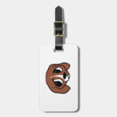 Étiquette À Bagage Tête de dessin beagle (Devant Vertical)