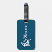 Étiquette À Bagage Tête de fontaine Shred VTT Virginia (Dos Vertical)