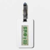 Étiquette À Bagage Tétons (Dos Vertical)