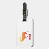 Étiquette À Bagage Tétons Elk (Devant Vertical)