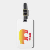 Étiquette À Bagage Tétons Ours (Devant Vertical)