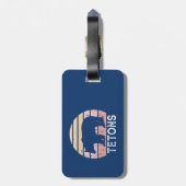 Étiquette À Bagage Tétons Ours rétro (Dos Vertical)